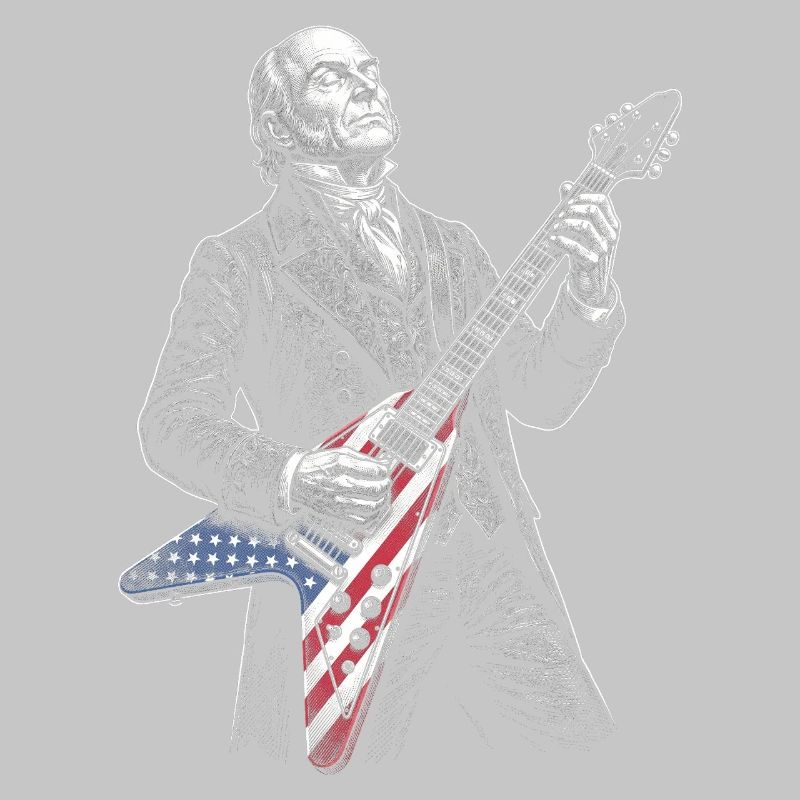 John Quincy Adams, guitariste de drapeau