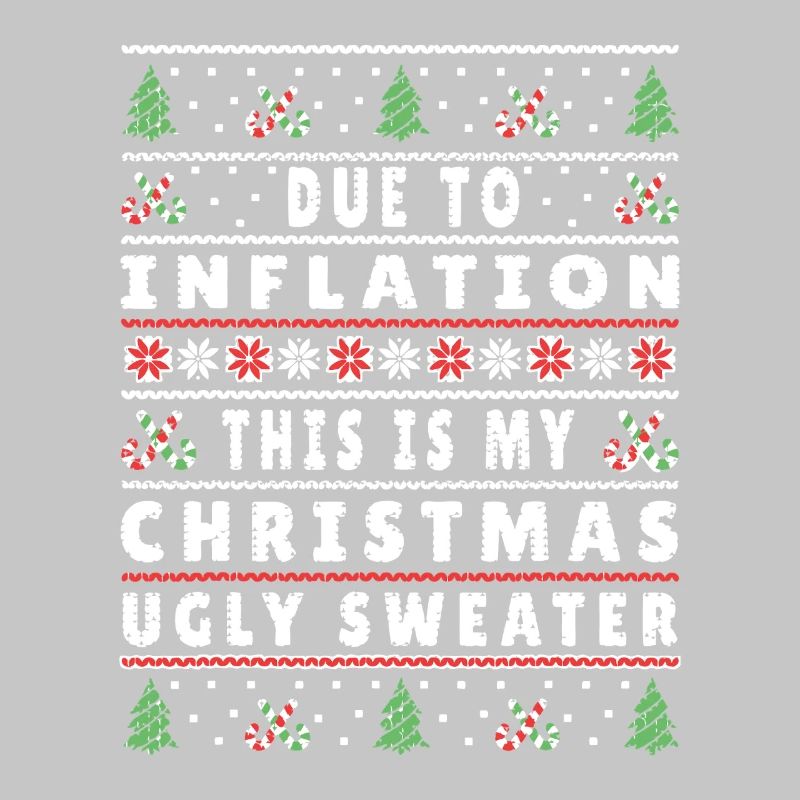 Pull moche de Noël Inflation