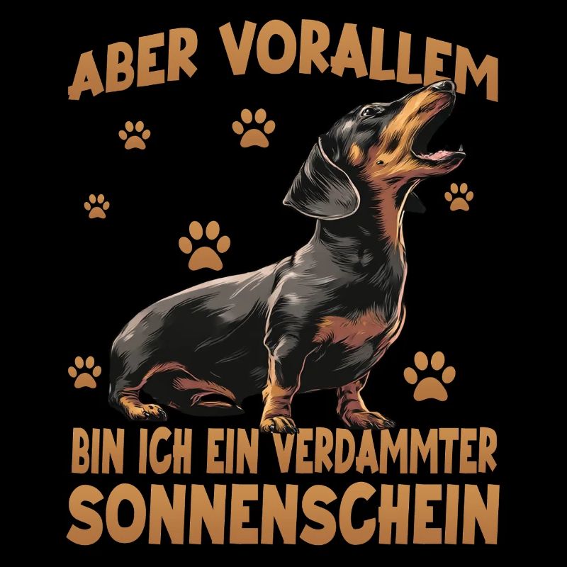 Teckel Wiener Dog kleiner Jagdhund Design