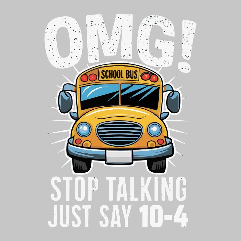 OMG Illustration de la phrase du bus scolaire