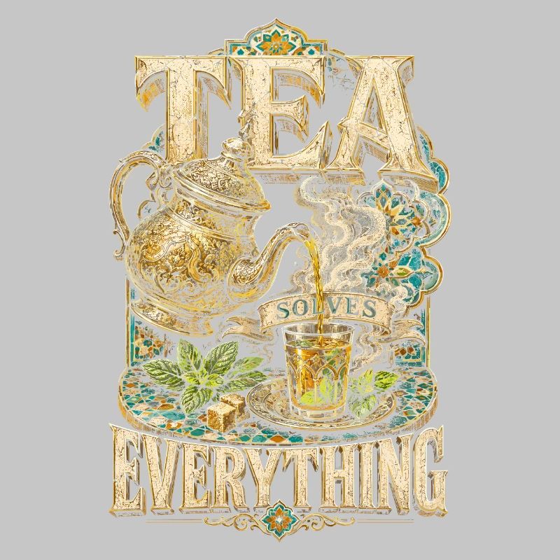 Moroccan Morocco Tea Solves Everything