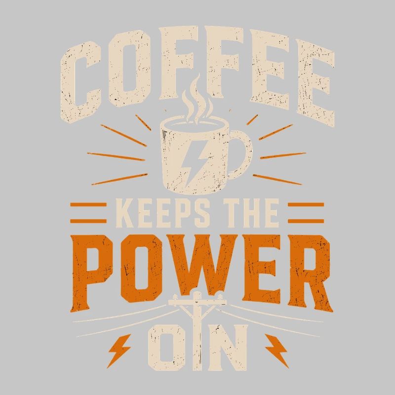 Coffee keeps the power supply going