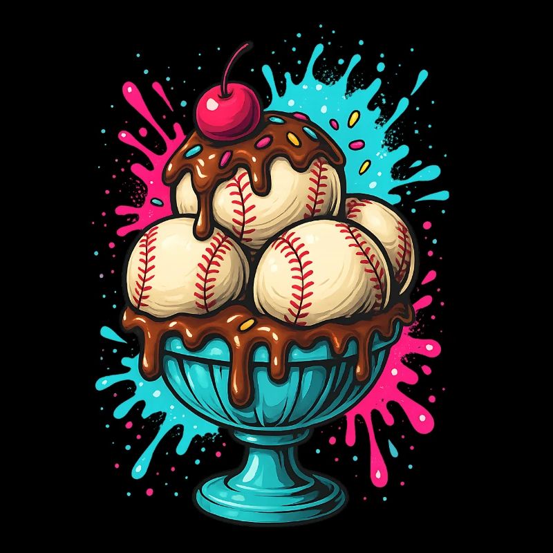 Baseball Sundae Treat