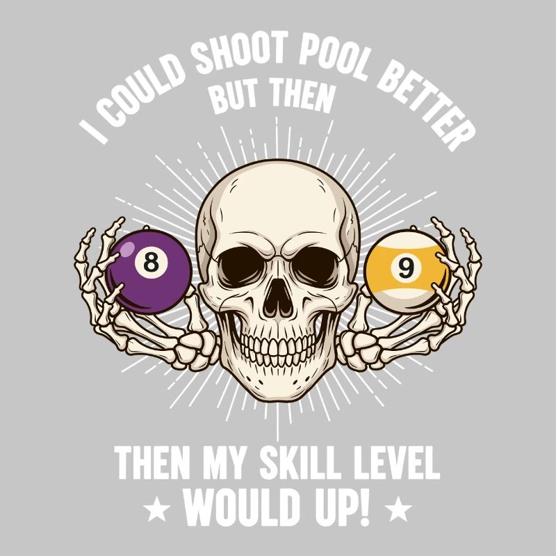 Table de billard de billard Billard Billard Spool Skull