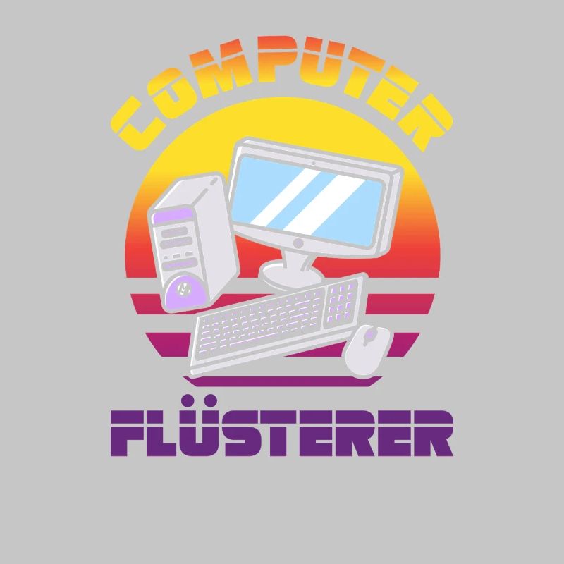 Computer Flüsterer Retro Pc Nerd It Admin Gamer