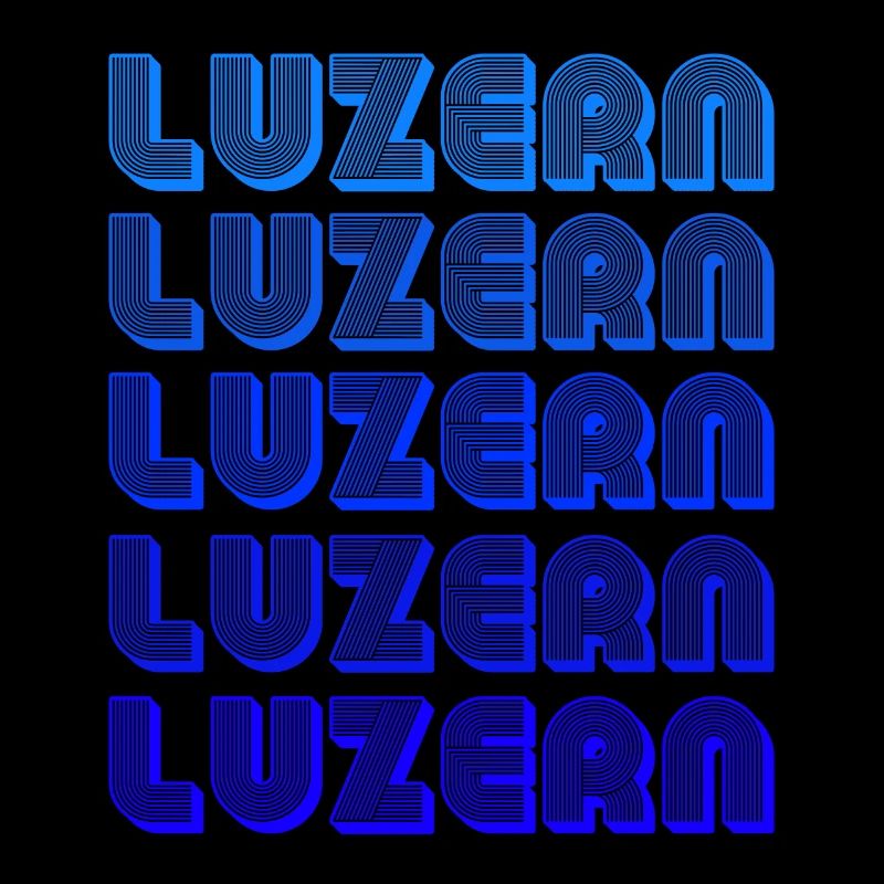 Luzern Gradient Schriftzug