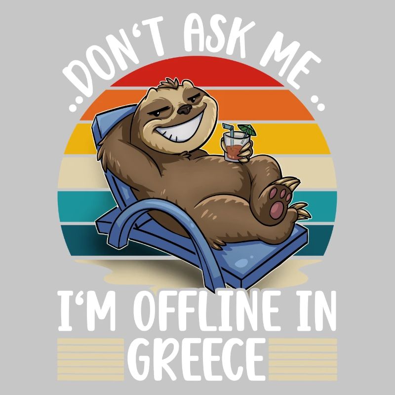 Greece Holiday Trip Sloth