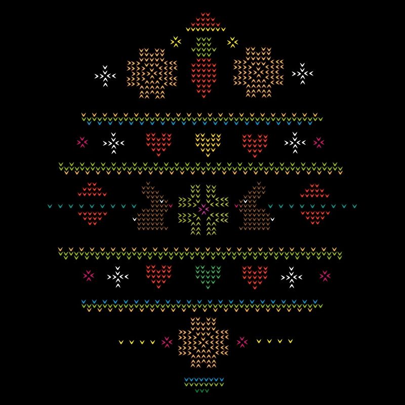 Easter motifs in knitting pattern style for Easter