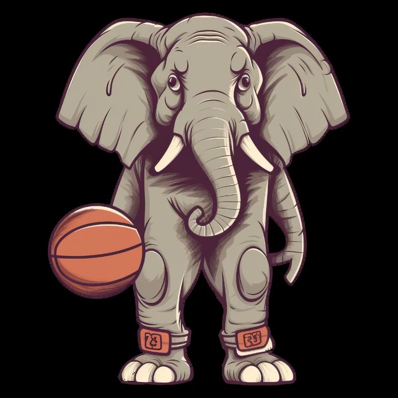 Basketball Elefant