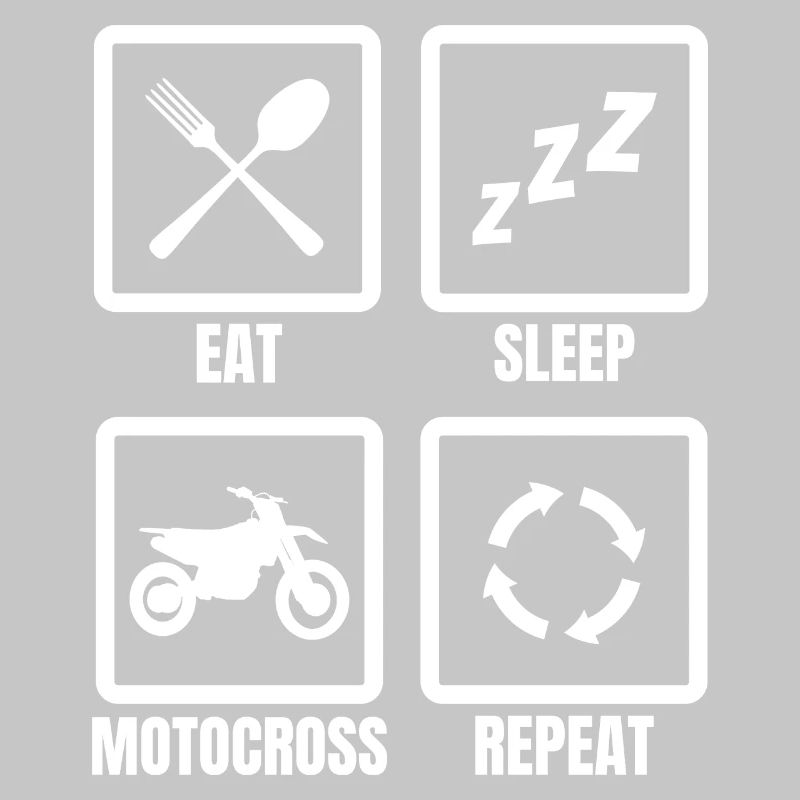 Manger dormir Motocross Répéter