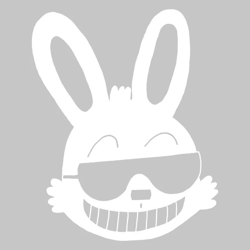 Lapin blanc frimeur