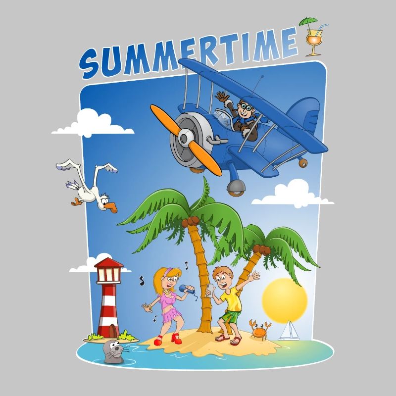 Image d’été colorée et joyeuse