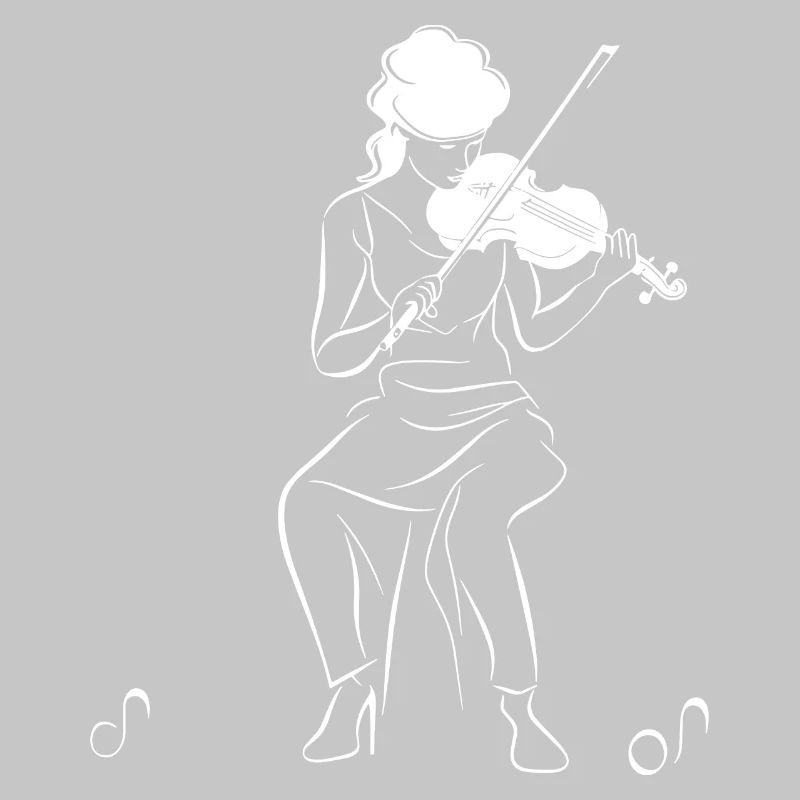 Dessin de violoniste