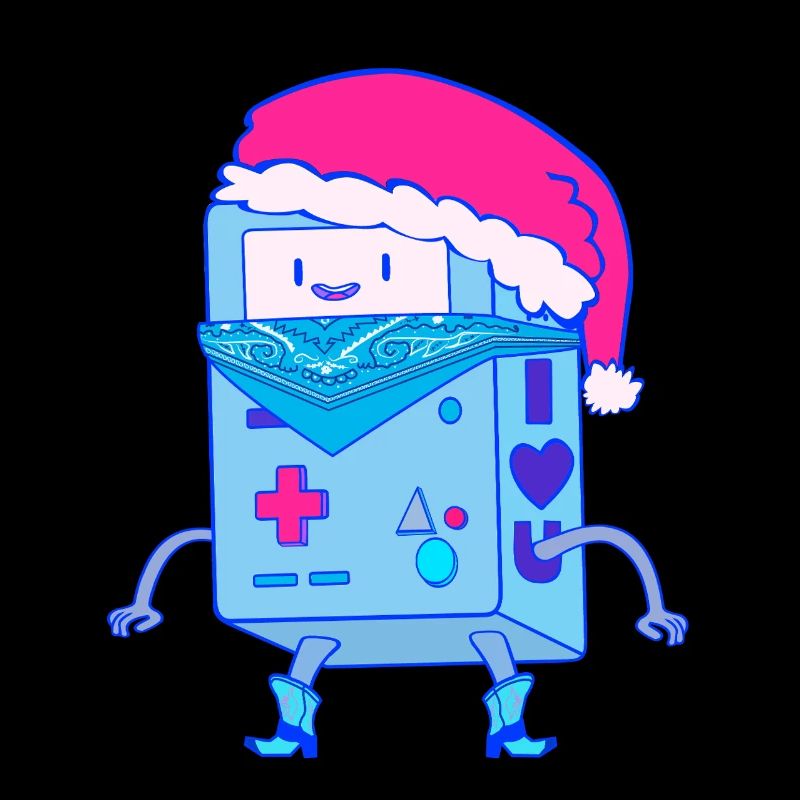 Bot Père Noël robot de Noël Kawaii