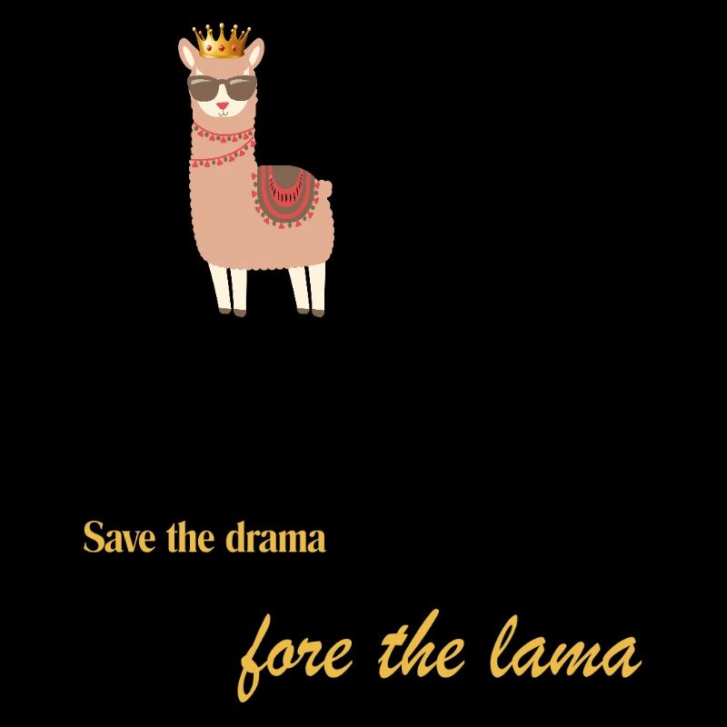 Regal Llama Crown Tee