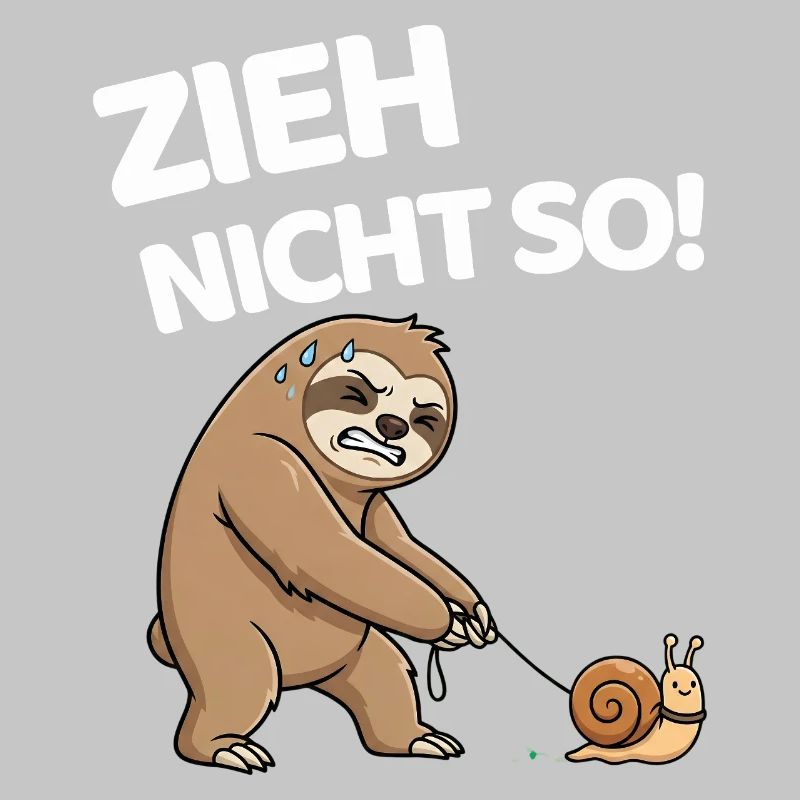 Don't pull so sloth with snail