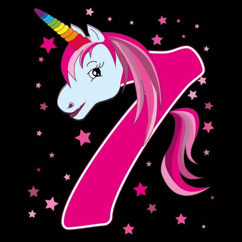 Licorne, 7 ans, 7e anniversaire, enfant