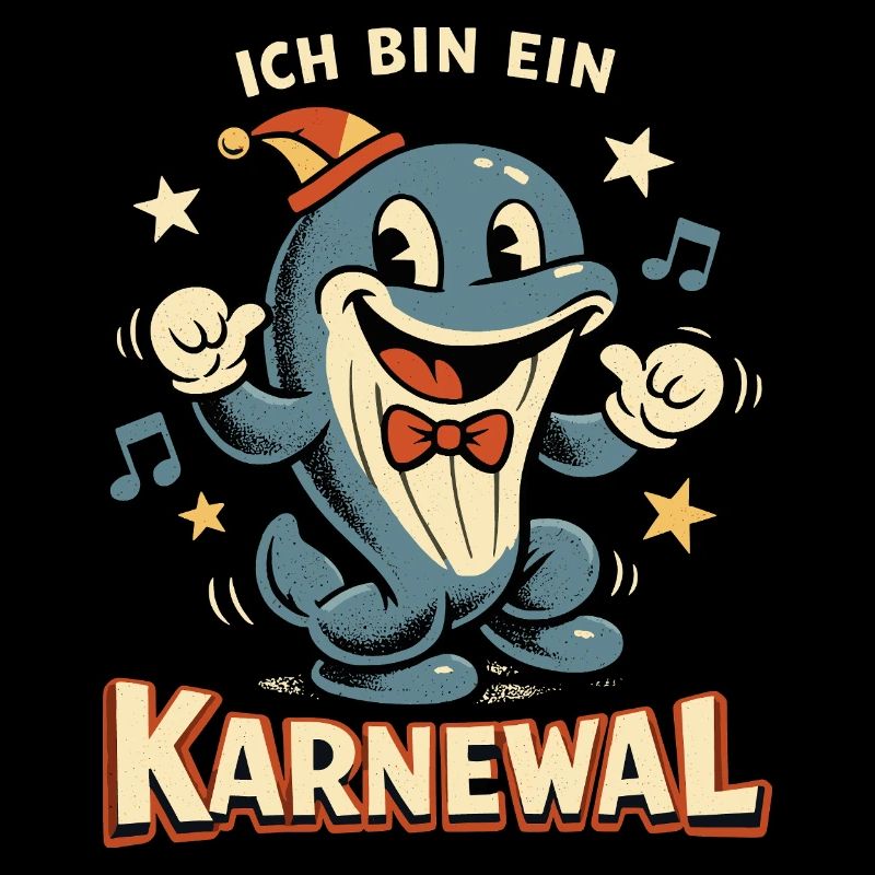 Cadeau drôle de la baleine Karnewal du Carnaval
