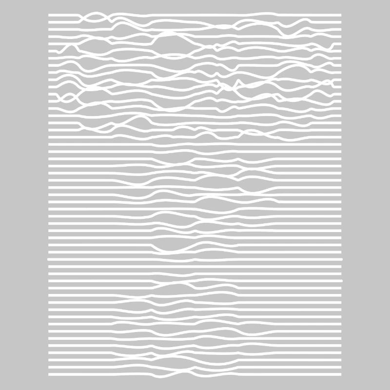 Illusion d’optique des rayures ondulées