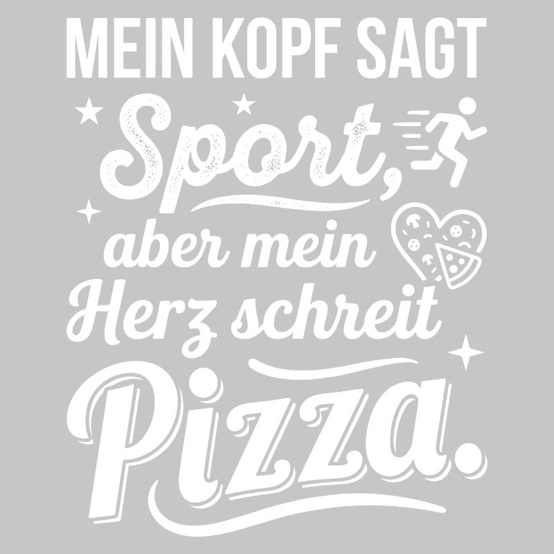 Sport oder Pizza lustiger Spruch