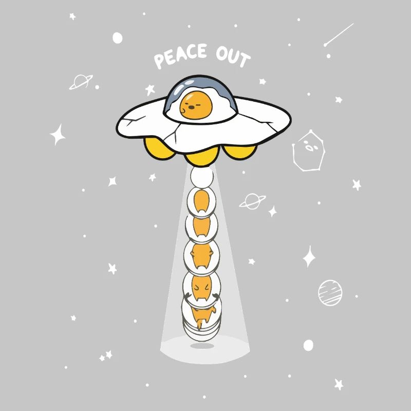 Peace Out UFO-Eier