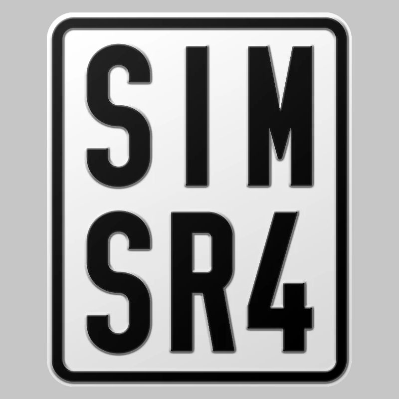 Plaque d’immatriculation du cyclomoteur Simson SR4