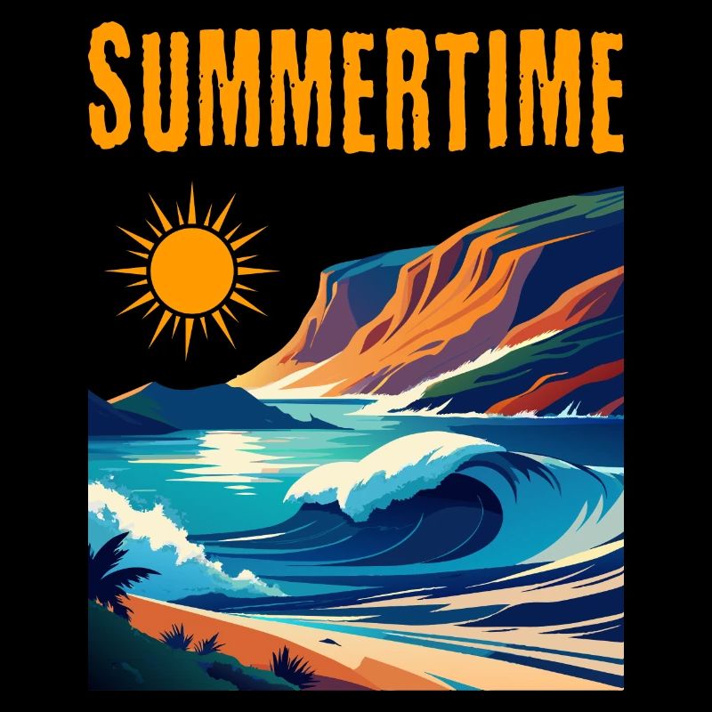Summertime - schönes Sommerdesign
