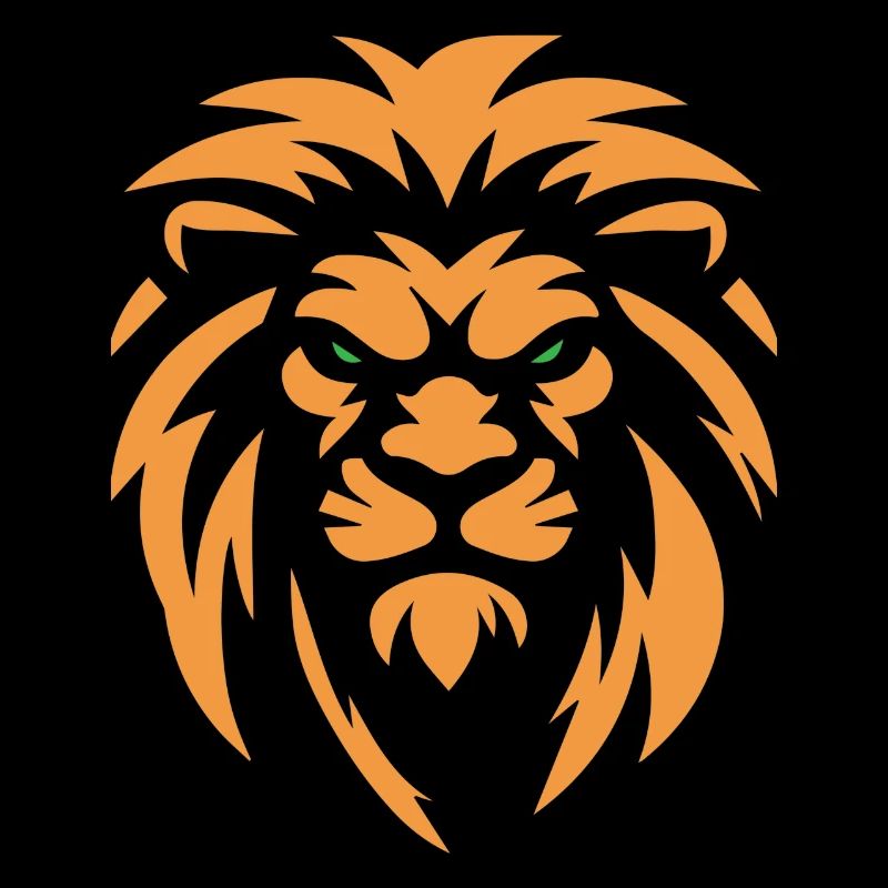 Lion en colère