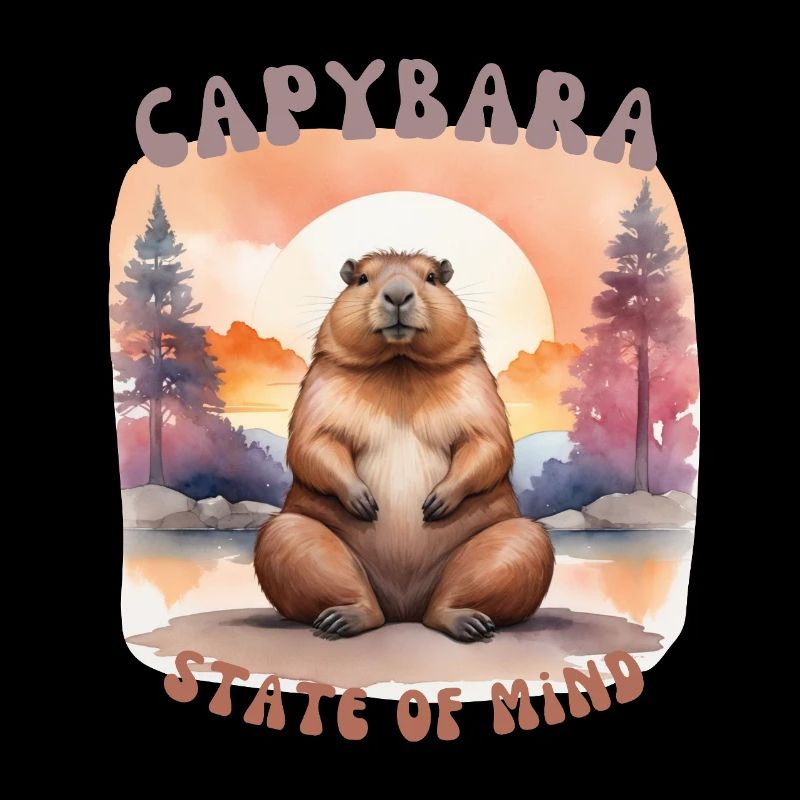 Capybara State of Mind – Chill & Calm Design