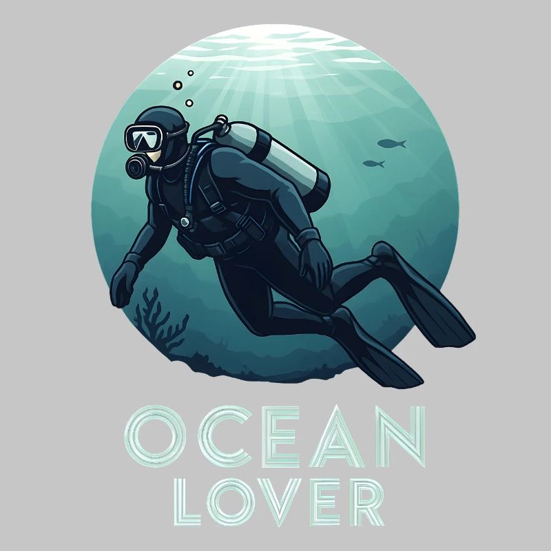 Plongeur Ocean Lover Underwater pour les amis plongeurs