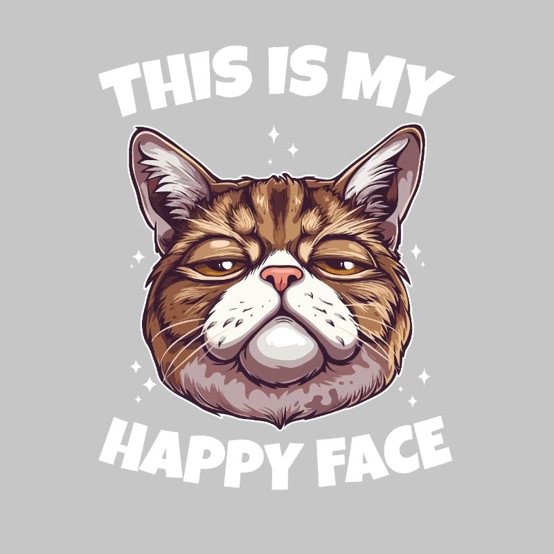 C’est mon chat au visage heureux