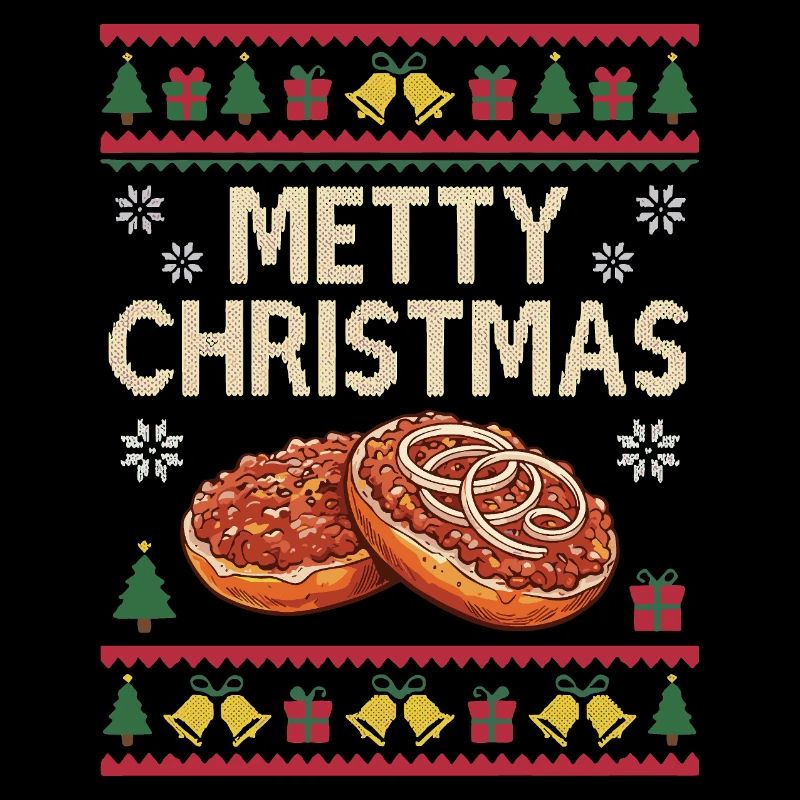 Funny Mett Christmas Gift Mettbrötchen
