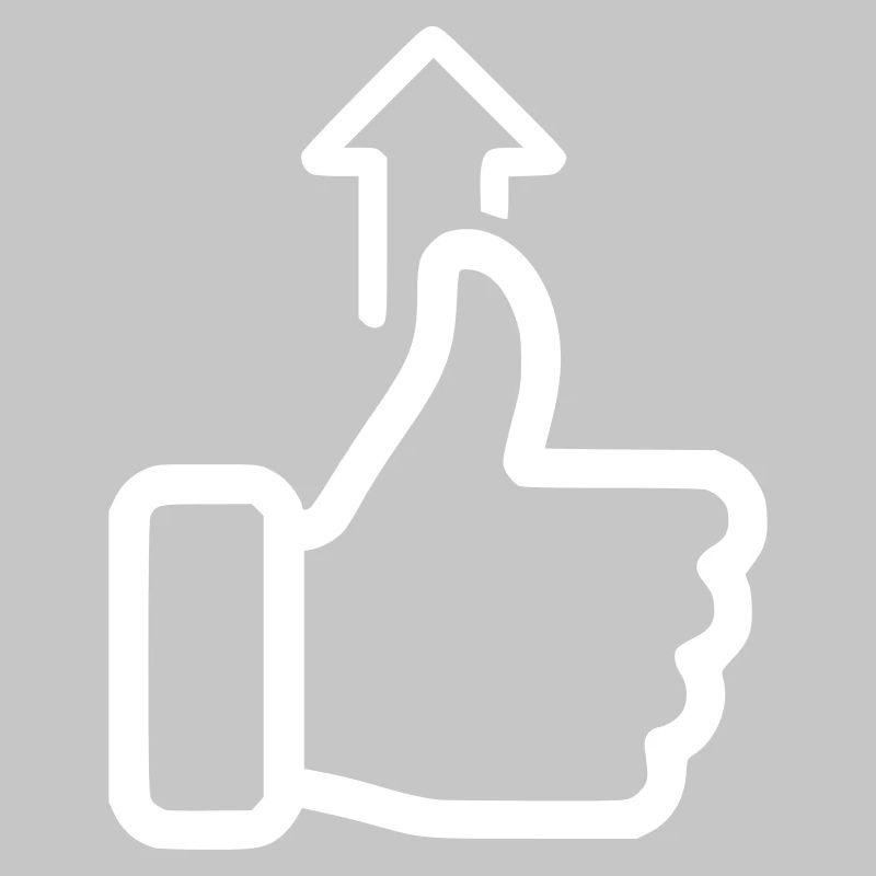 Status Up Hand Icon Level Up Vector