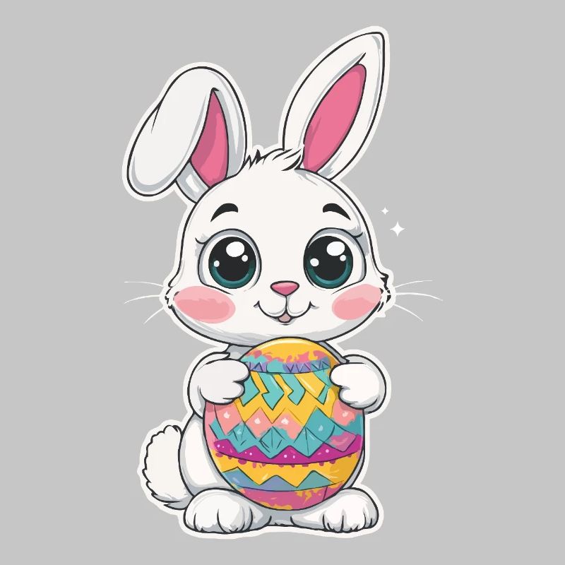 Lapin mignon lapin de Pâques mignon lapin de Pâques