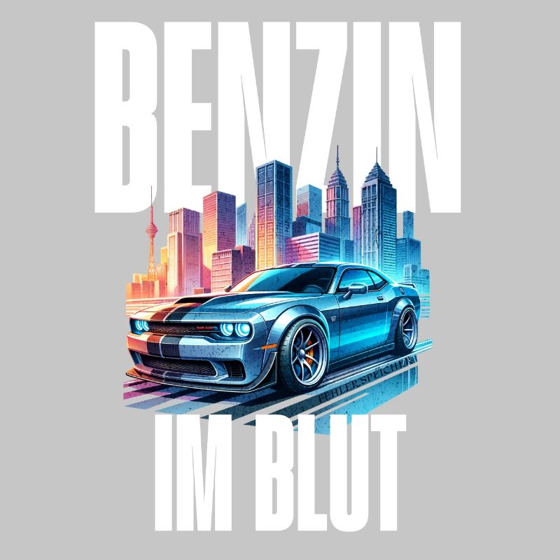 Benzin im Blut Neon