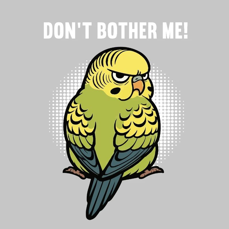 Don't Bother Me Budgie Holder