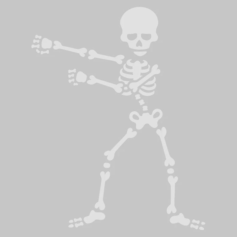 The floss dance flossing backpack boy kid skeleton
