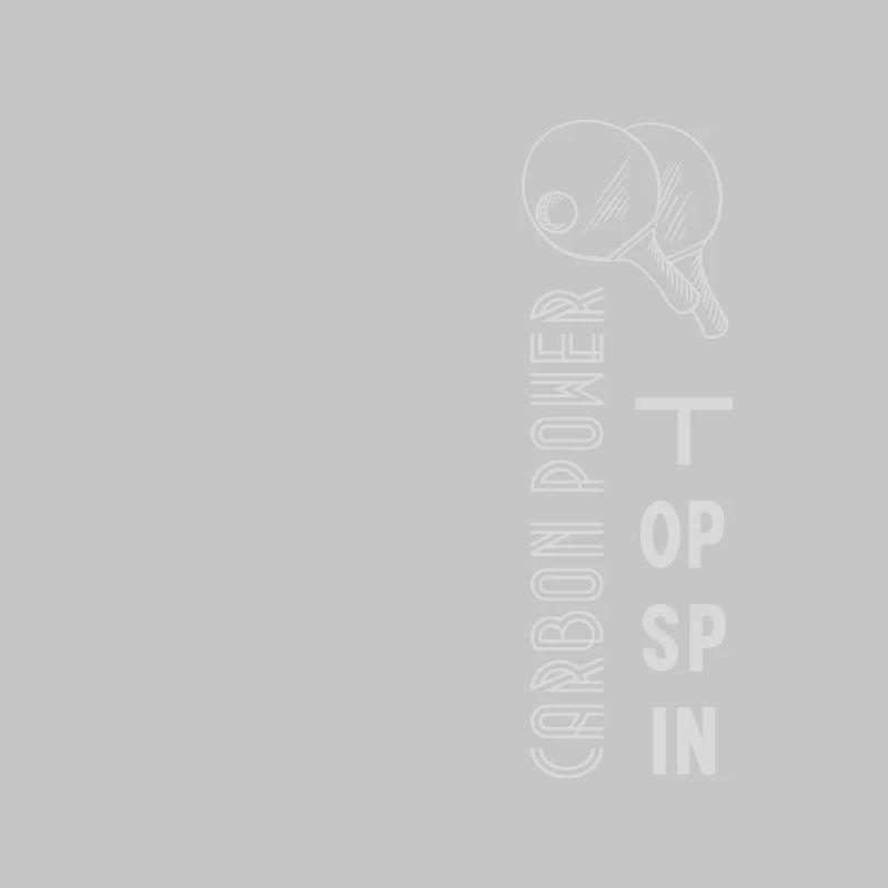 Graphisme Tennis de table Noir Blanc