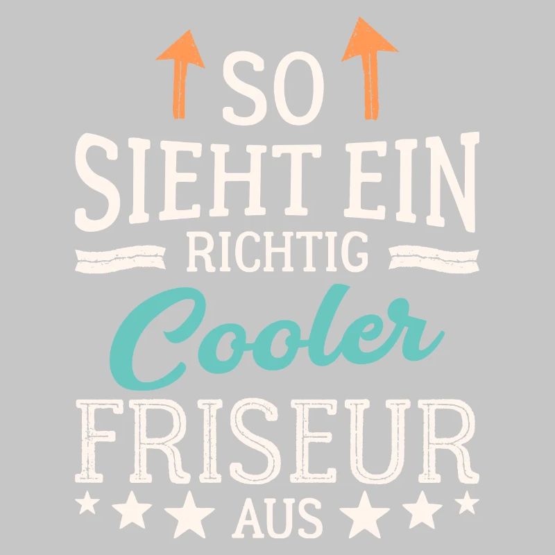 So sieht ein richtig cooler Friseur aus Coiffeur