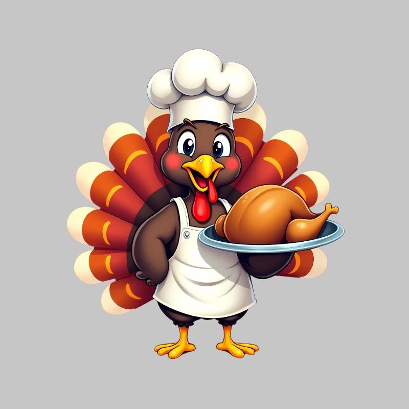 Cuisinier de dinde de Thanksgiving Thanksgiving
