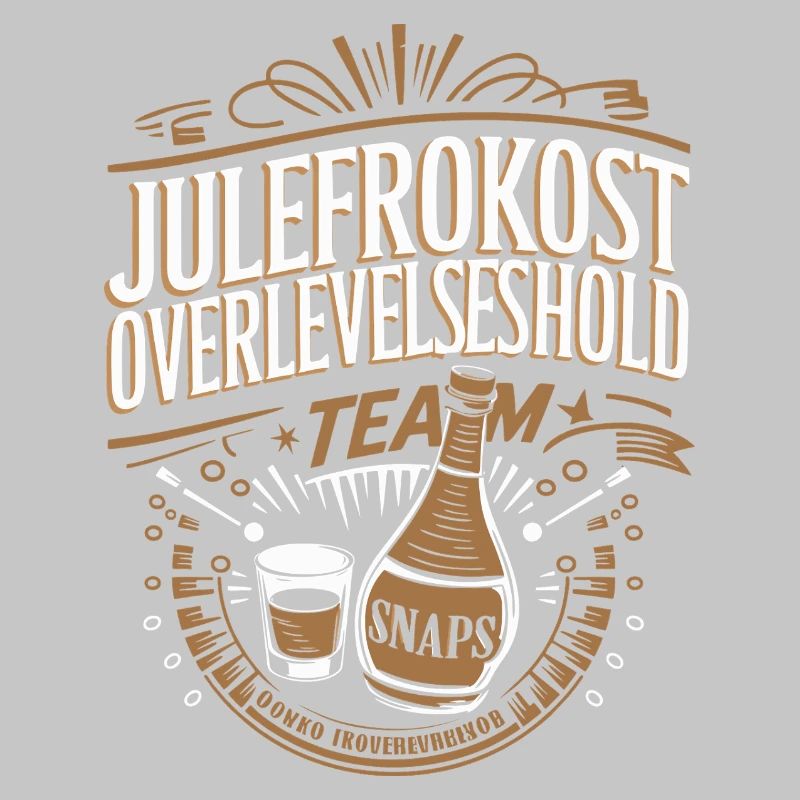 Julefrokost Snaps Design de célébration des fêtes de l’équipe