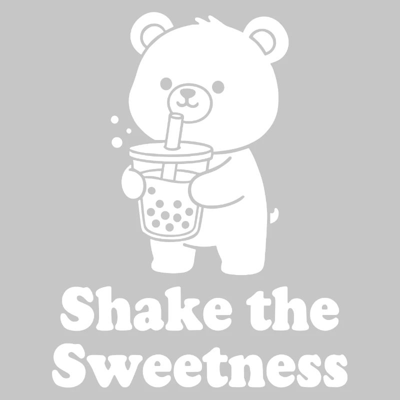 Cuddly Bear with Bubble Tea