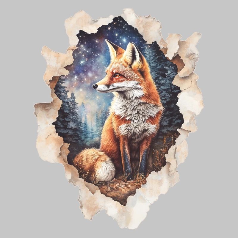 Fox Starry Sky
