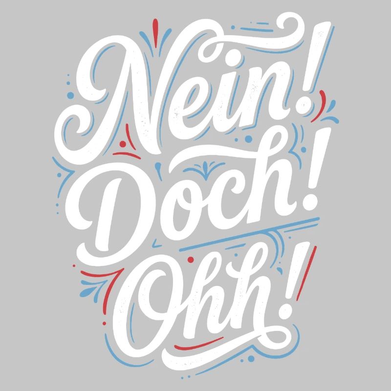 Nein Doch Ohh Typo-Statement
