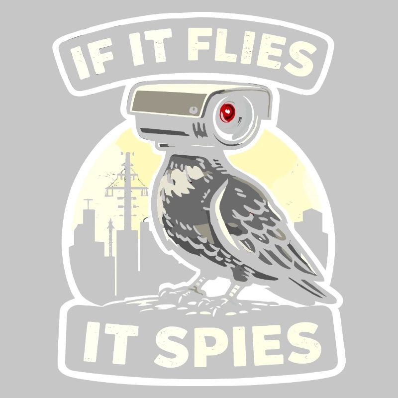 Raven with Camera Spy Design