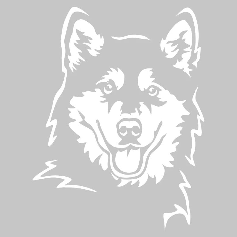 Alaskan Malamute Head "Black Edition"