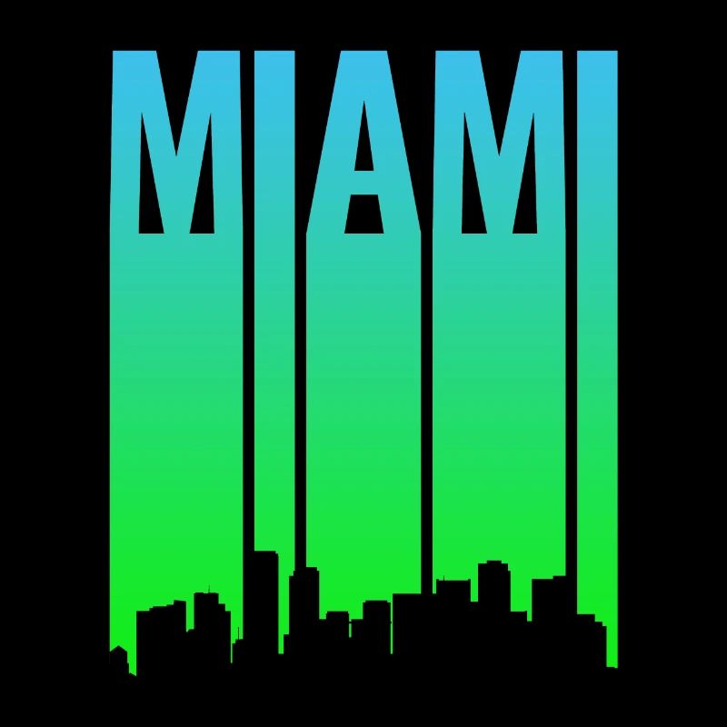 Miami Skyline Gradient
