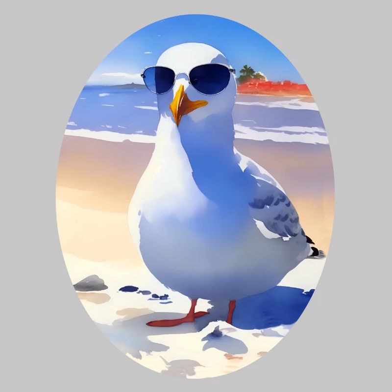 Coole Möwe