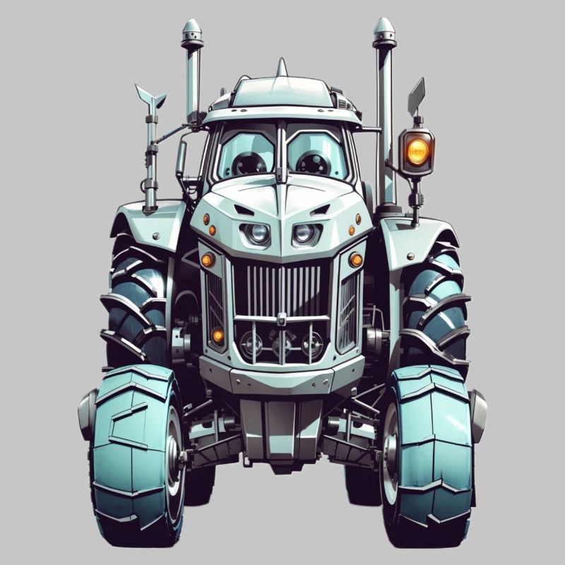 Traktor mit Augen