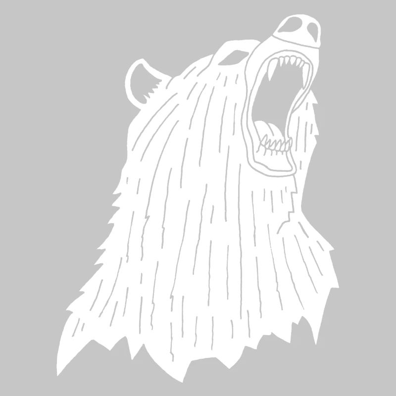 Wütender Eisbär